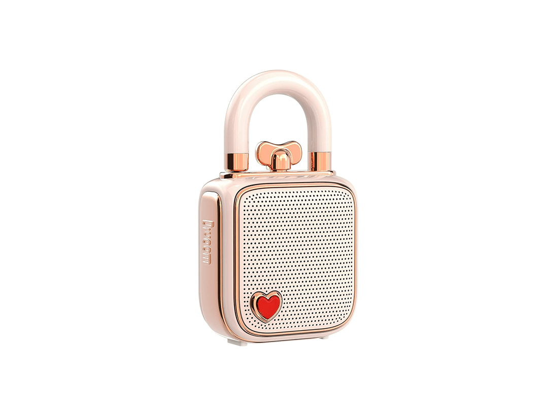 Divoom Love-Lock Bluetooth Speaker, Small Portable Music Box - Pink in Qatar Divoom Love-Lock Bluetooth Speaker, Small Portable Music Box - Pink in Qatar